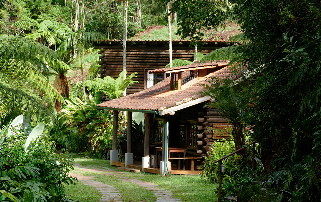 The renovated Eco Lodge at Itororo is one of the many wooden lodges to host our guests